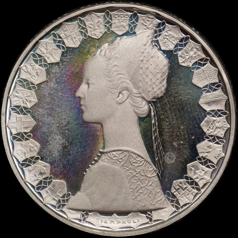 Italy 1992 Silver 500 Lire KM#98 Uncirculated product image