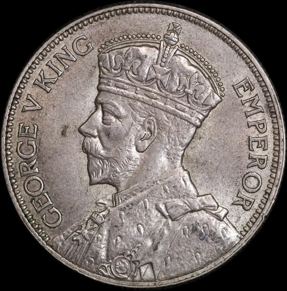 New Zealand 1934 Silver Florin KM#4 good EF product image