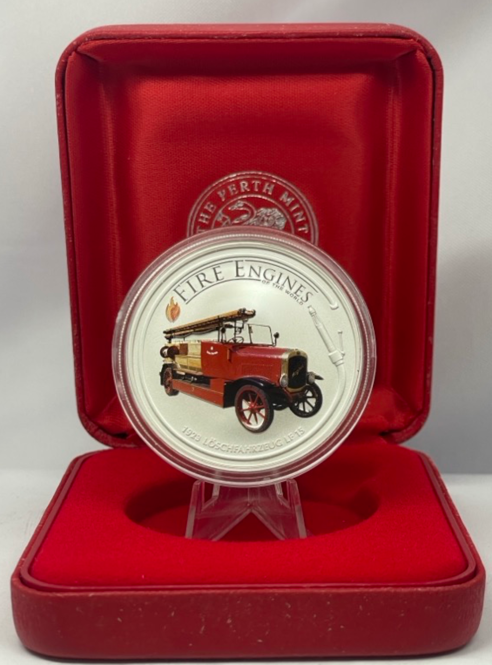 Cook Islands 2006 Silver 1 Ounce Coin Fire Engines of The World LF 15