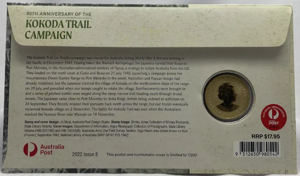 2022 1 Dollar PNC Kokoda Trail Campaign product image