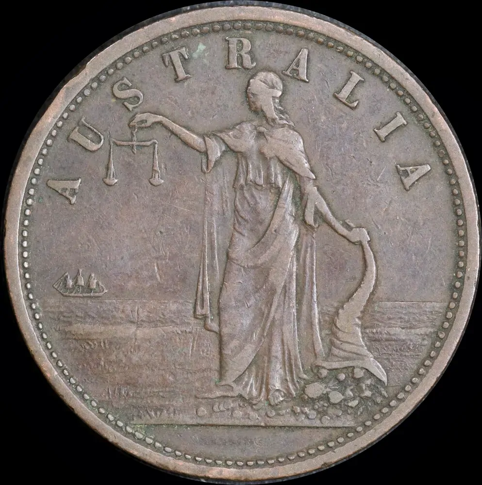 ND Jones T.H. & Co Penny Token A305 Very Fine