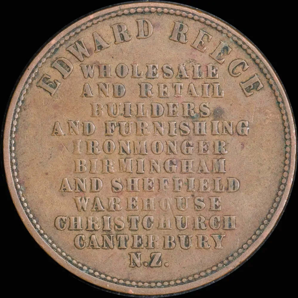 ND Edward Reece Penny Token A449 Very Fine