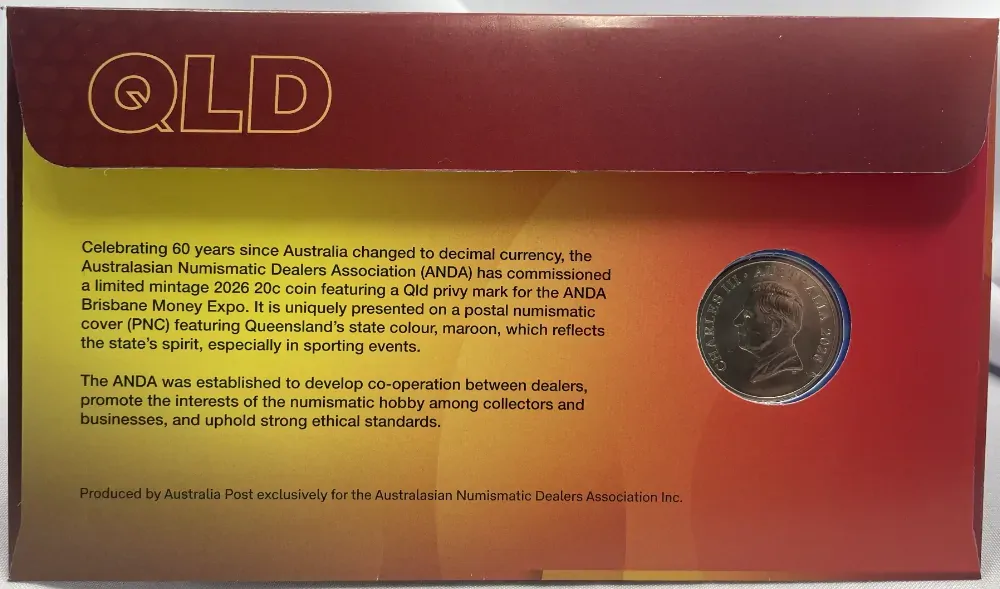 2026 20 Cent PNC ANDA Brisbane Expo QLD Privy Mark product image