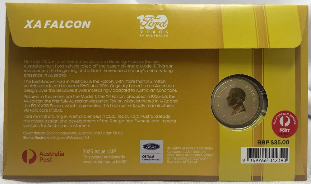 2026 50 Cent PNC Ford XA Falcon Coupe ANDA Brisbane Expo product image