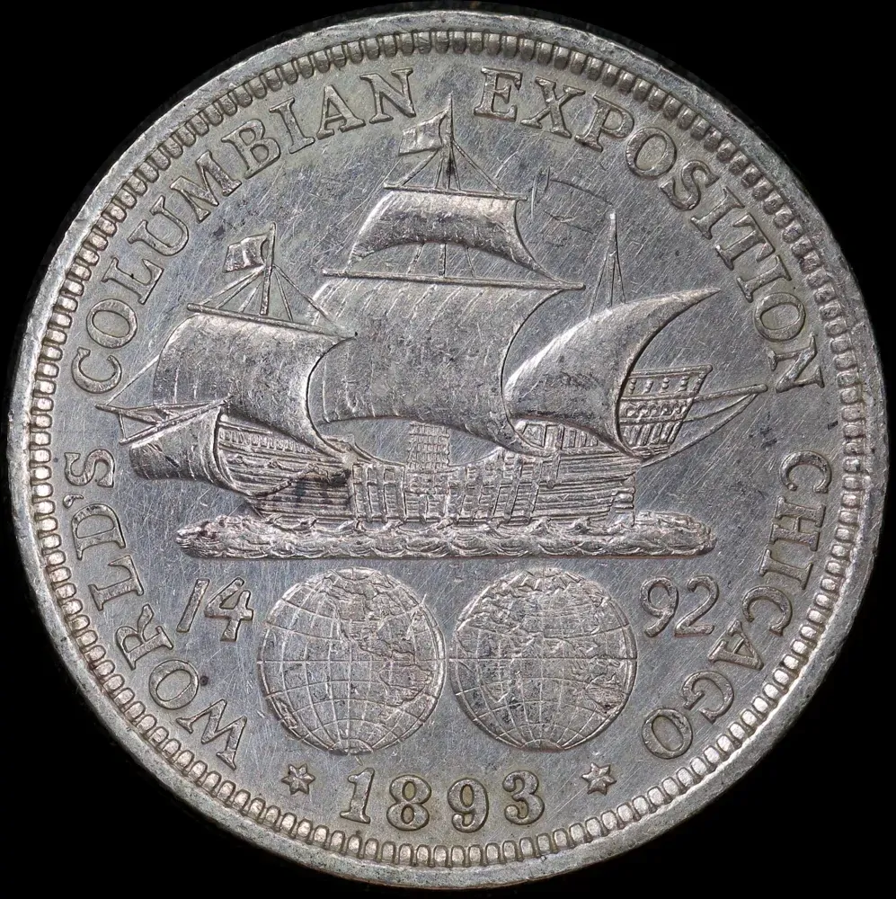 United States 1893 Silver Half Dollar Columbian Expo Extremely Fine product image