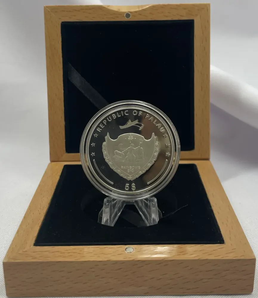 Palau 2010 Silver 5 Dollars Proof Coin Ayers Rock product image
