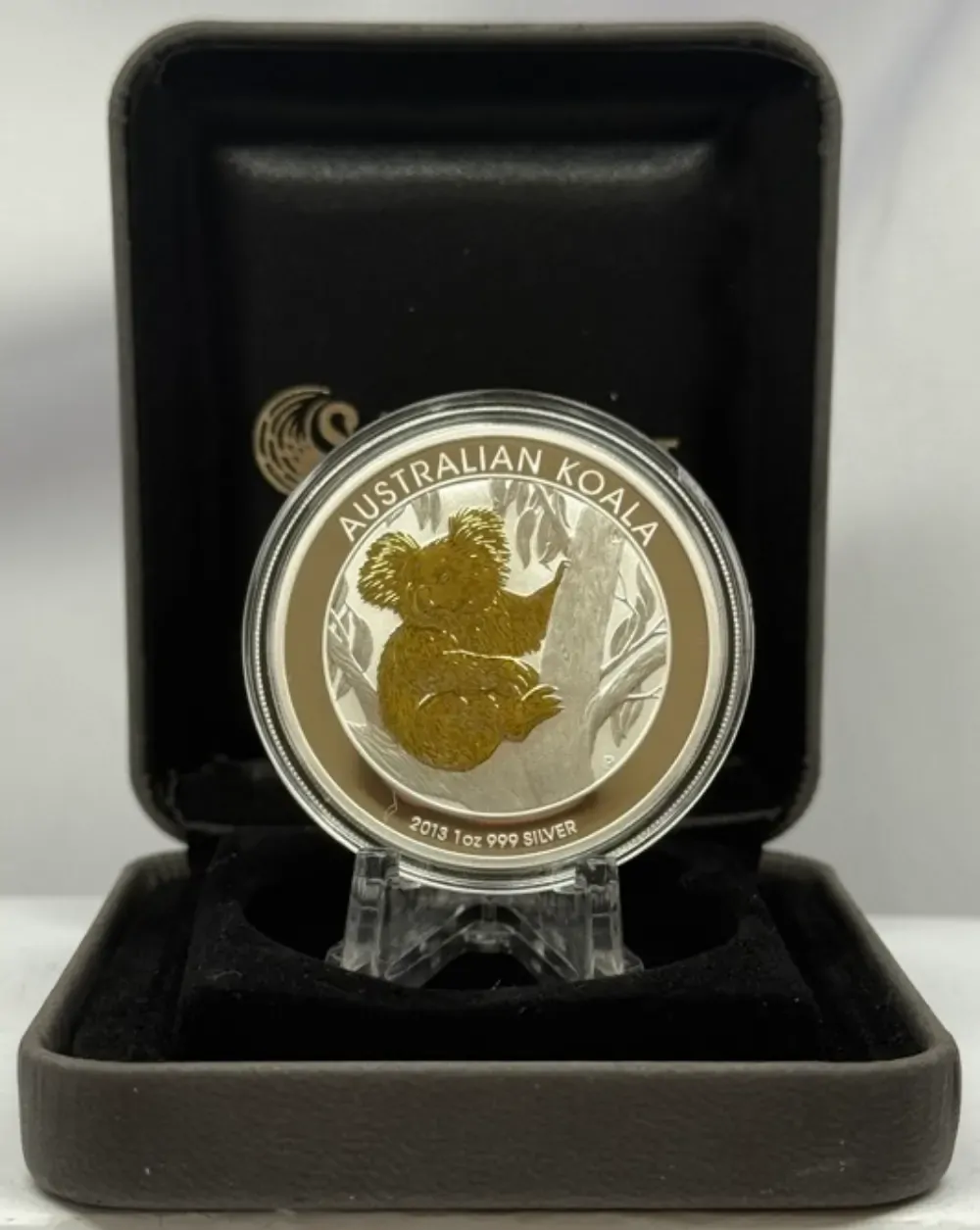 2008 Silver 1oz Coin Gilded Koala