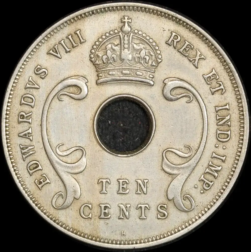 British West Africa / East Africa 1936 10 Cent Mule KM# 17 good VF