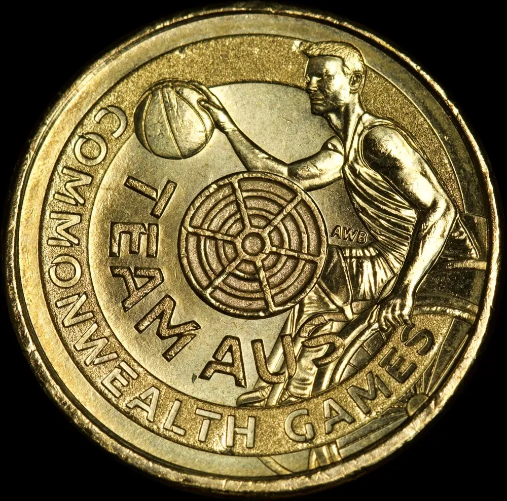 2026 2 Dollar Coin Team Australia Bullseye Error Uncirculated product image