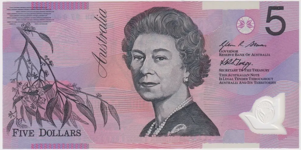 2007 5 Dollar Charity Sheet Note Uncirculated