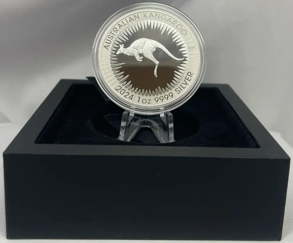 2024 Silver 1 Ounce Proof Coin Kangaroo King Charles III Obverse First Issue
