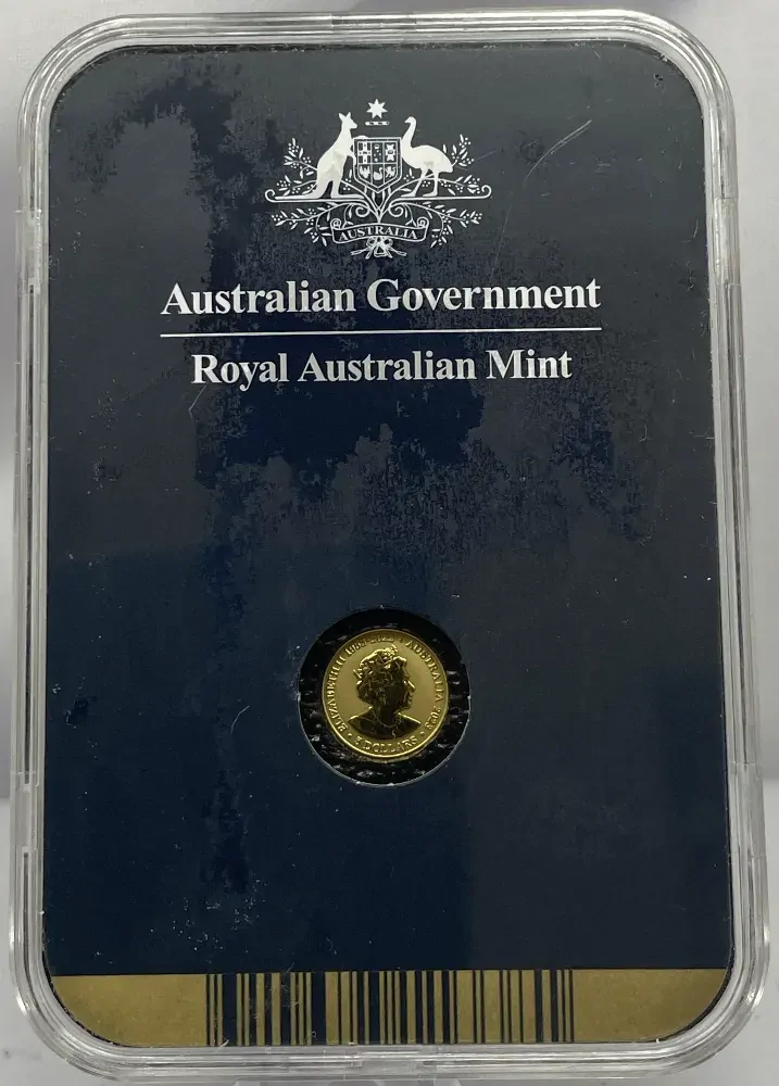 2023 Gold 5 Dollar Mini Money Coin Emu