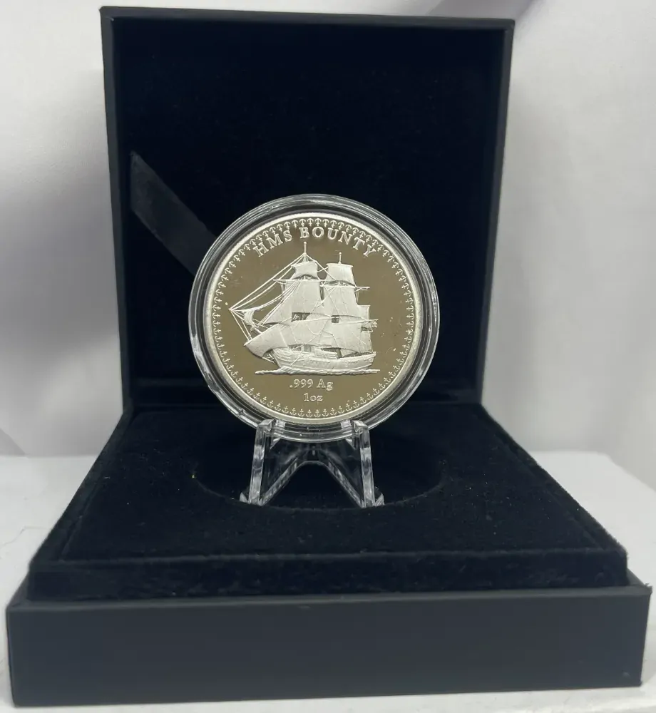 Pitcairn Islands 2025 Silver 1 Dollar Proof Coin H.M.S Bounty product image