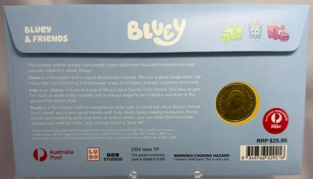 2024 1 Dollar PNC Bluey - Bluey 