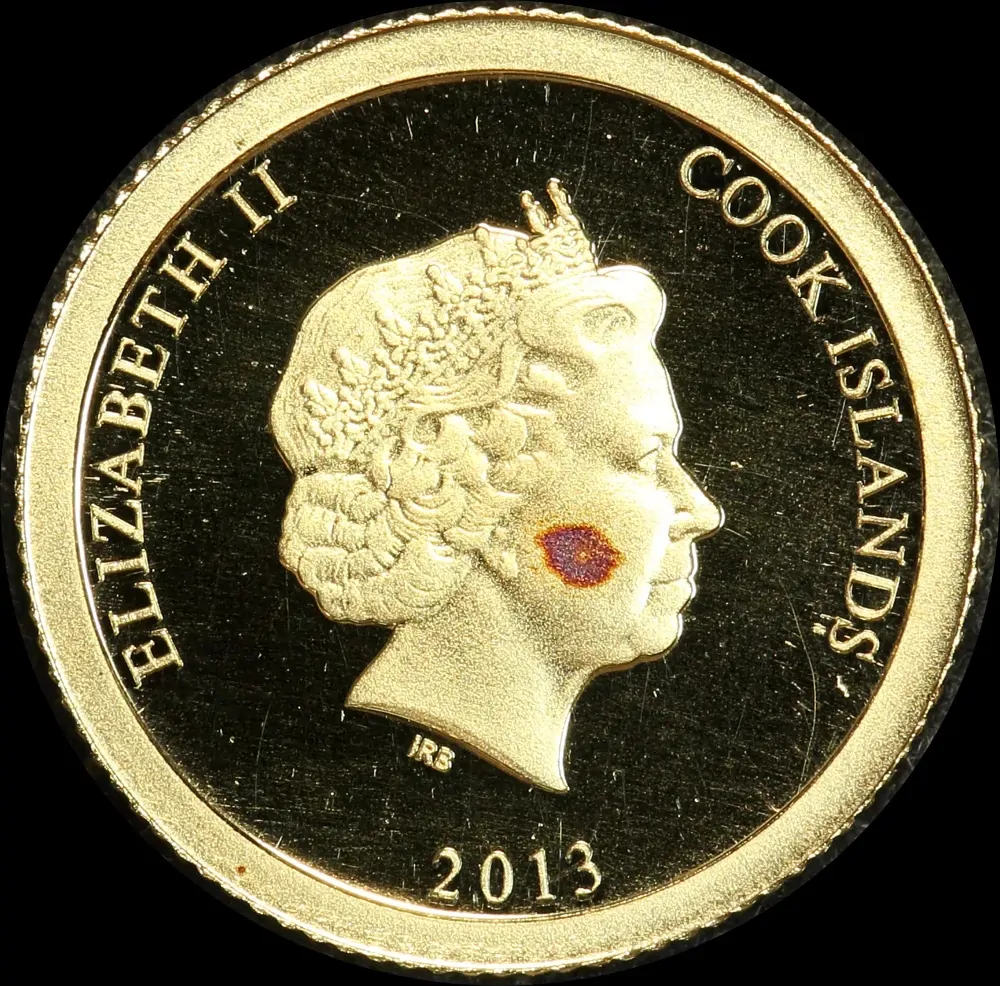 Cook Islands 2013 Gold 5 Dollars Half Gram Coin Zeppelin