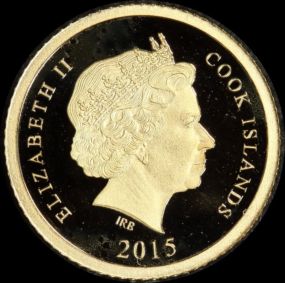 Cook Islands 2015 Gold 1 Dollar Half Gram Coin Magna Carta