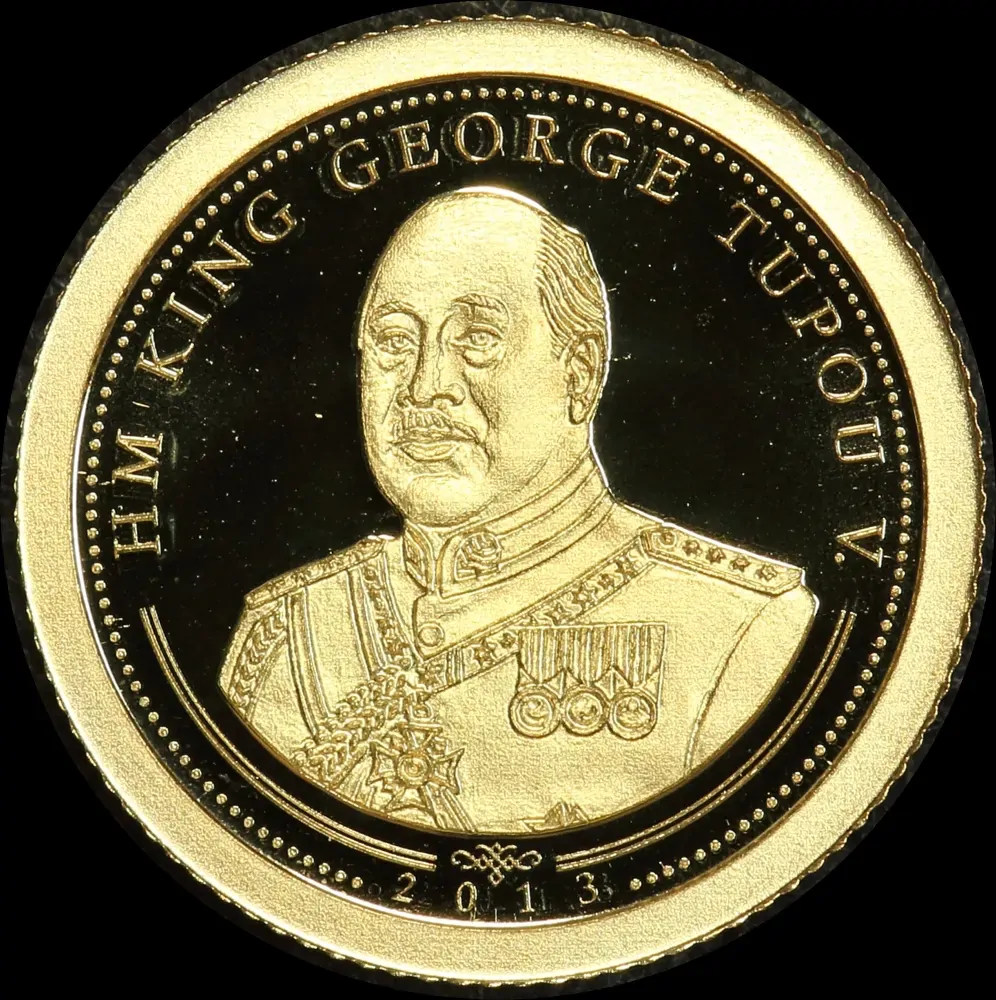 Tonga 2013 Gold 10 Pa'anga Half Gram Coin Heilala Festival product image