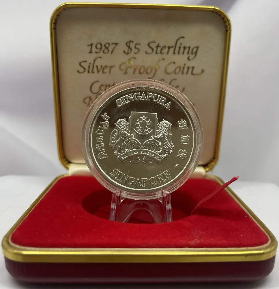 Singapore 1987 Silver Proof 5 Dollars Centenary of the National Museum product image