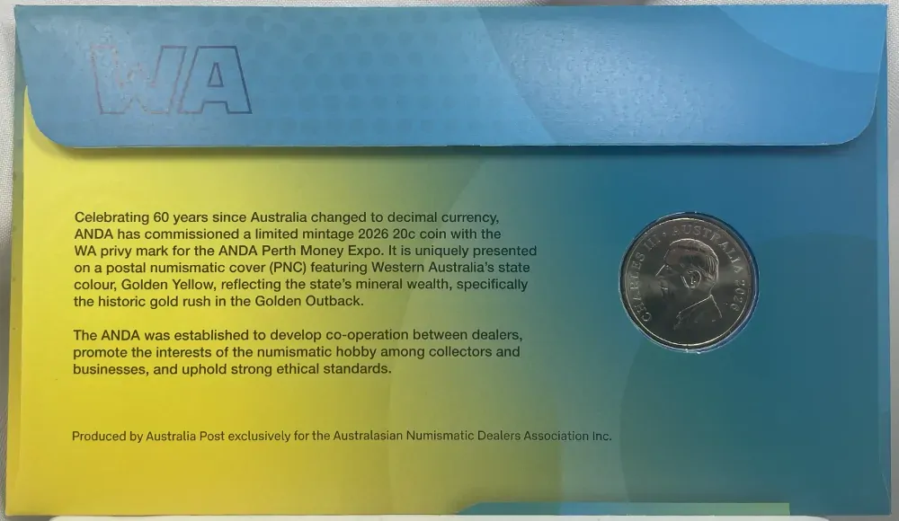 2026 20 Cent PNC ANDA Perth Expo WA Privy Mark product image