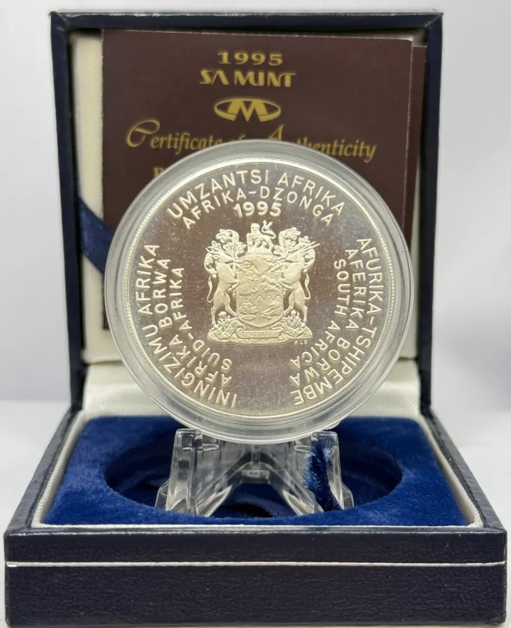 South Africa 1995 Silver 2 Rand Proof Coin FAO product image