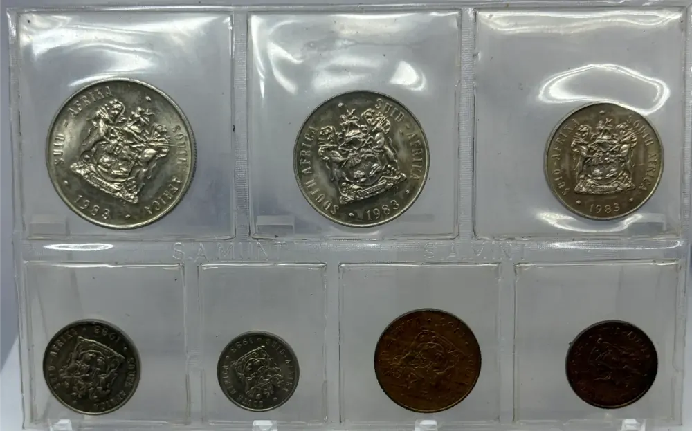 South Africa 1983 Uncirculated Mint Coin Set  product image