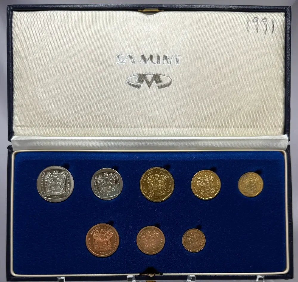 South Africa 1991 Proof Coin Set product image