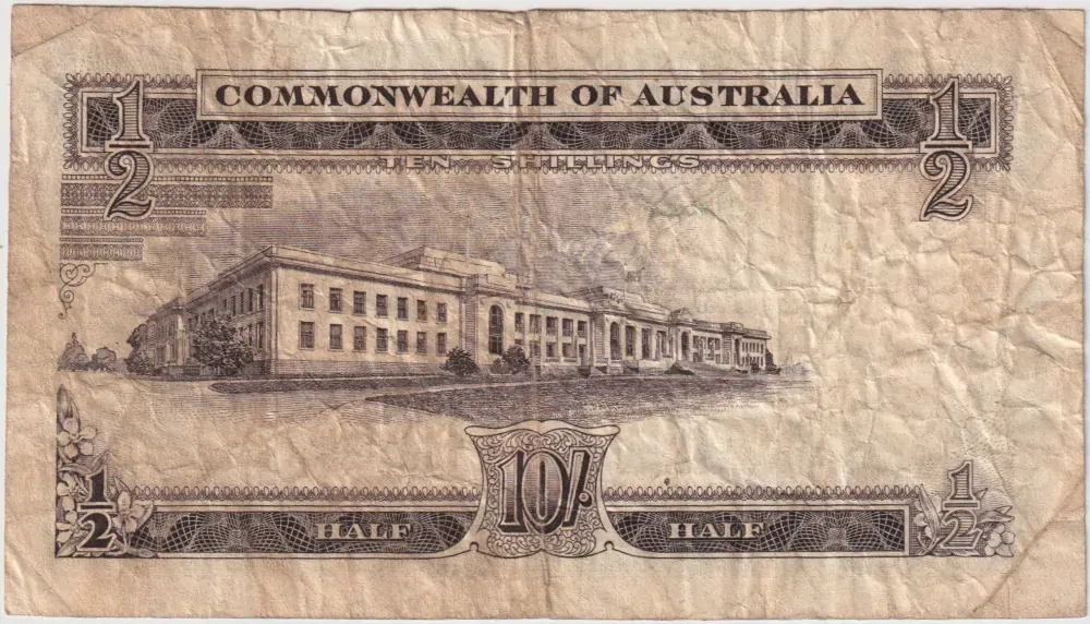 1961 Ten Shilling Coombs/Wilson 1 Off Solid R17 Fine product image