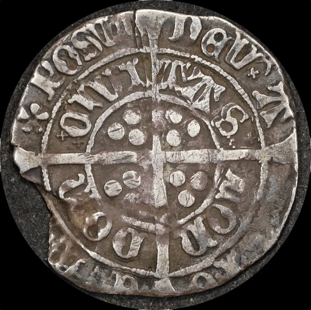 1495 ~ 1498 Silver Groat Henry VII Pansy S#2199 Fine