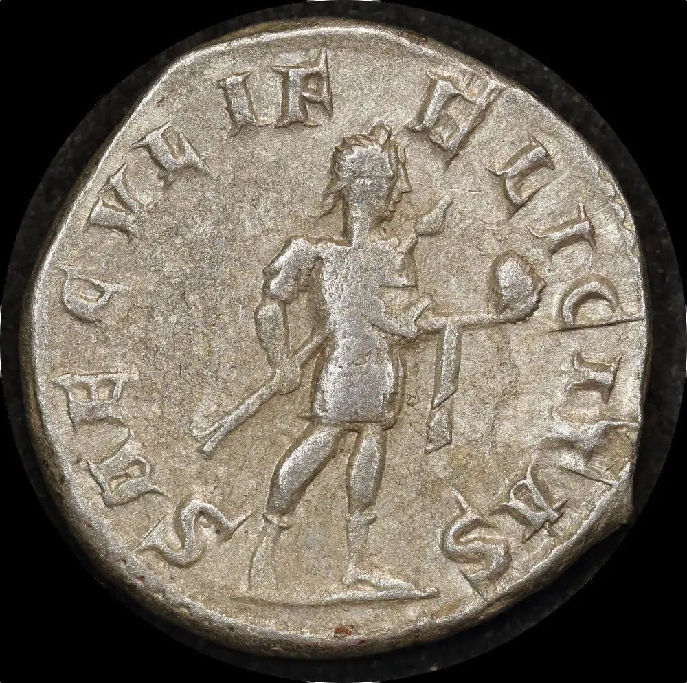 Ancient Rome (Imperial) 242-244AD Gordian III Silver Antoninianus RIC IV 216 Very Fine