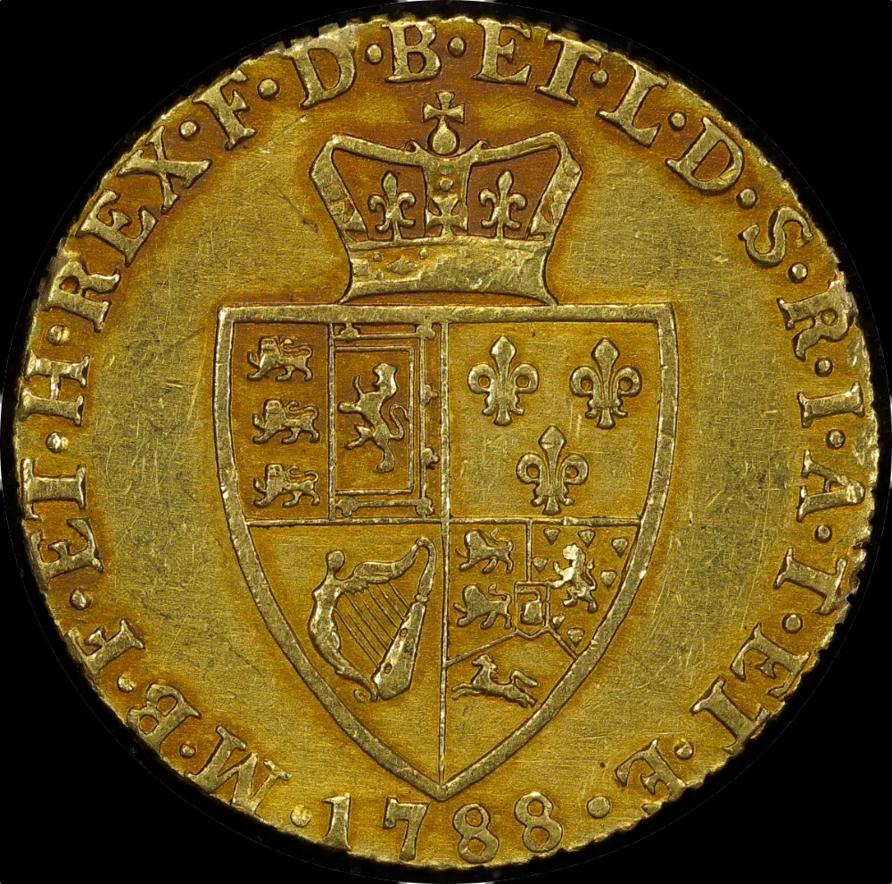 1788 Gold Guinea George III S#3729 Fine product image