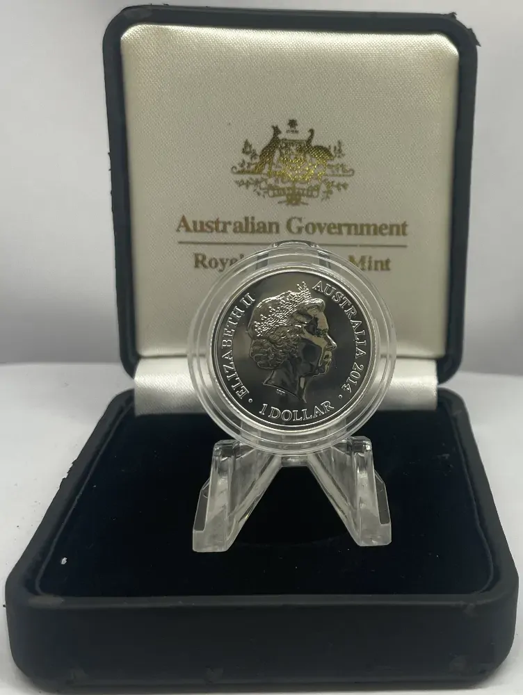 2013 Fine Silver 1 Dollar Proof Coin Australian Effigies Maklouf