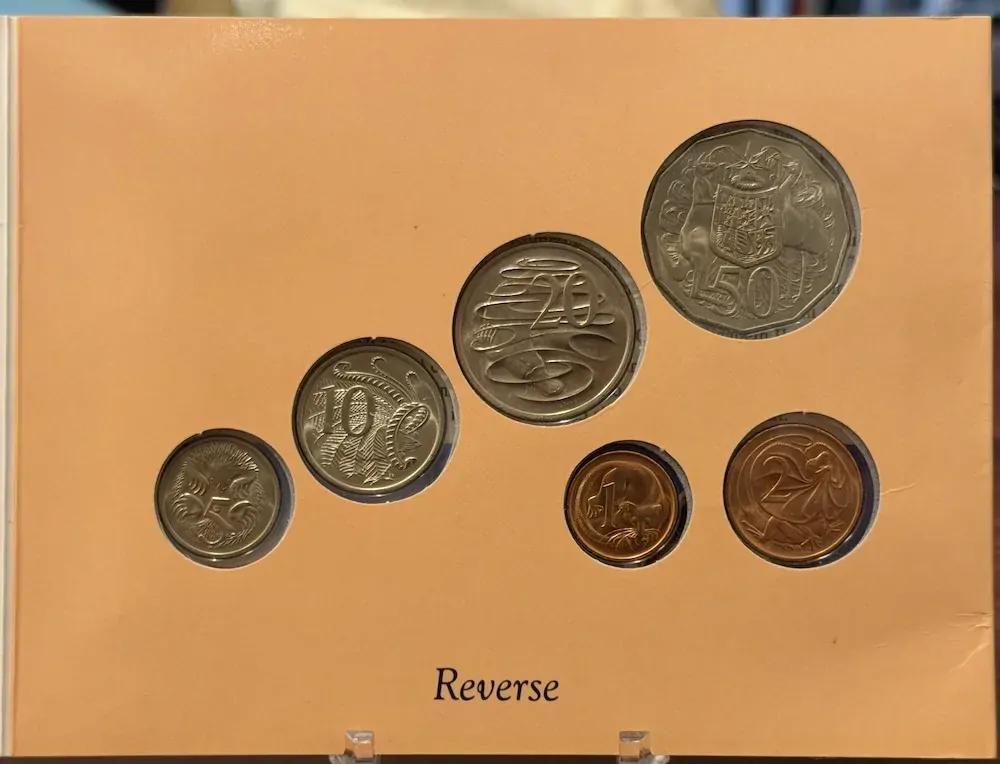 Australia 1976 Uncirculated Decimal Coin Set Sherwood