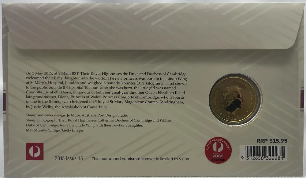 2015 1 Dollar PNC Princess Charlotte product image