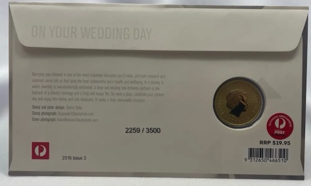 2016 1 Dollar PNC Wedding Day