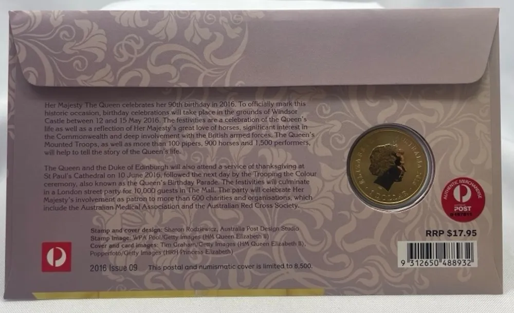 2016 1 Dollar PNC The Queen's 90th Birthday