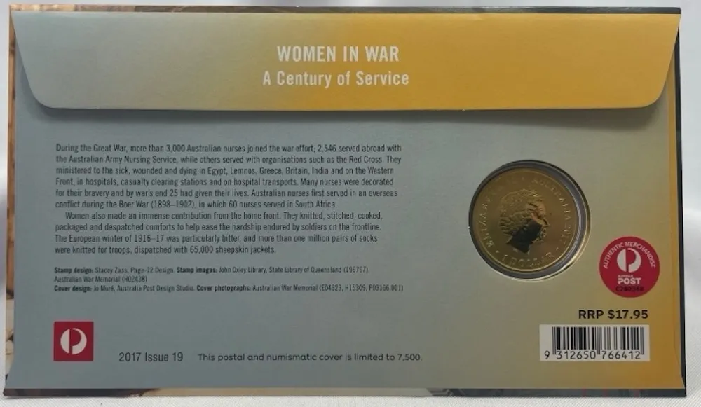 2017 1 Dollar PNC Women in War 