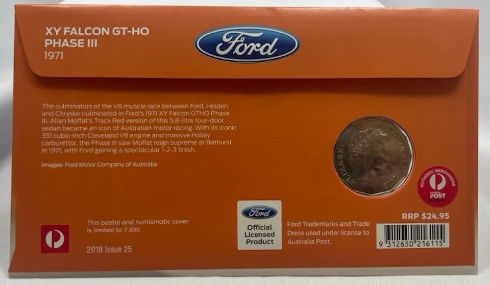 2018 50 Cent PNC Ford XY Falcon GT-HO Phase III product image