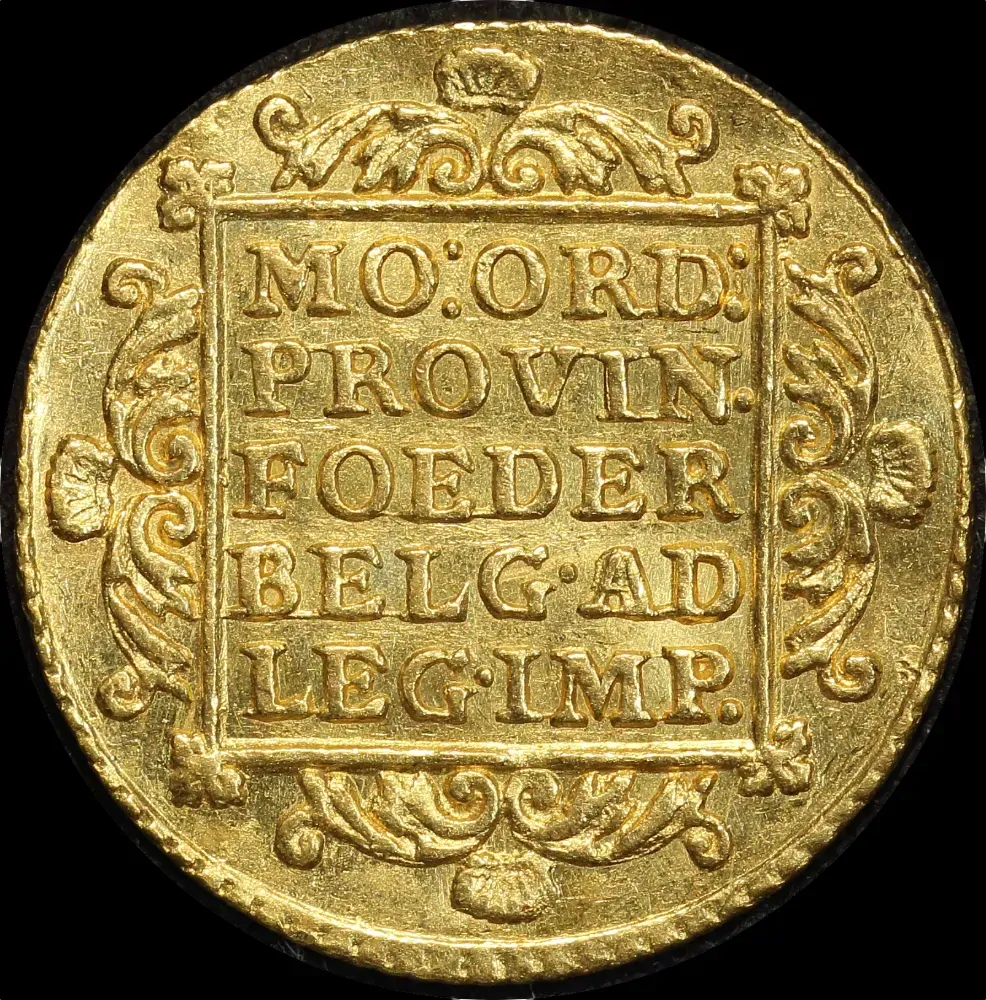 Netherlands (Holland) Gold Ducat 1758 KM# 12 Uncirculated