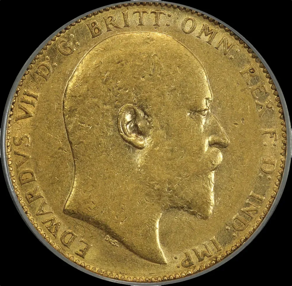 Canada 1910 Gold Sovereign KM# 14 EF / CGS 45