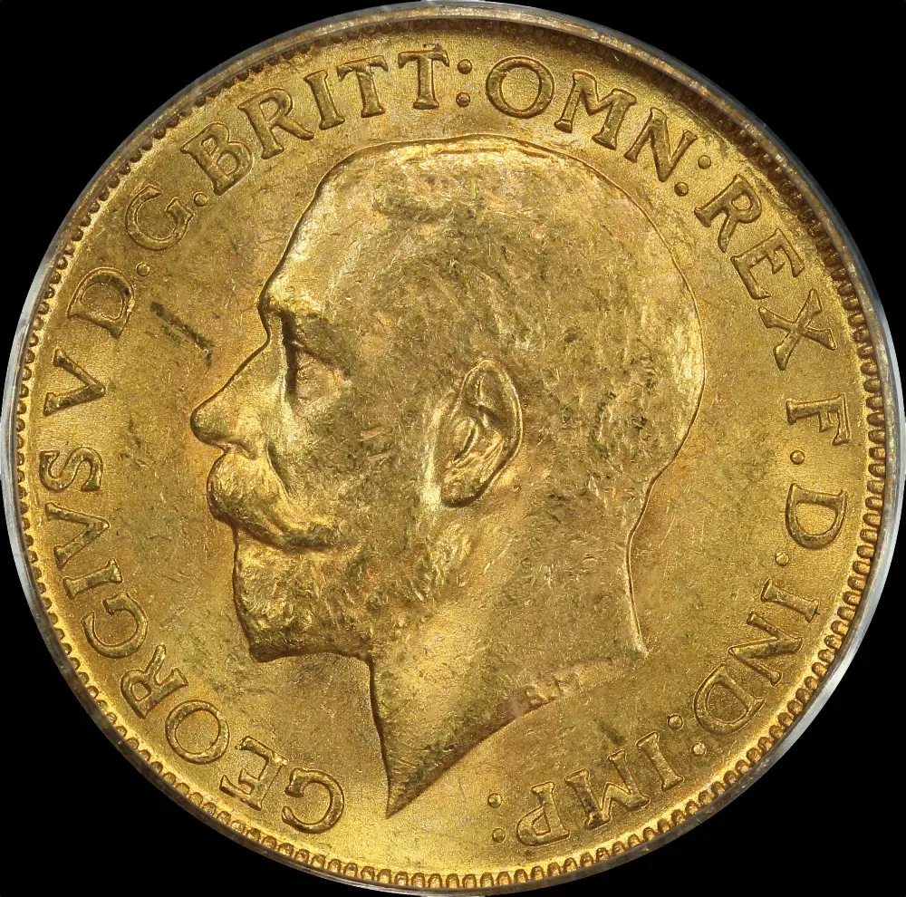 Canada 1917 Gold Sovereign KM# 20 PCGS MS61 Old Holder
