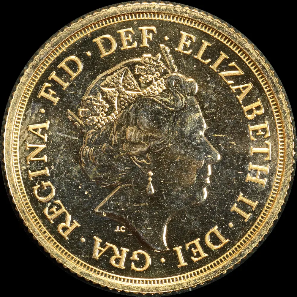 2017 Gold Sovereign Elizabeth II S# SC10 Uncirculated
