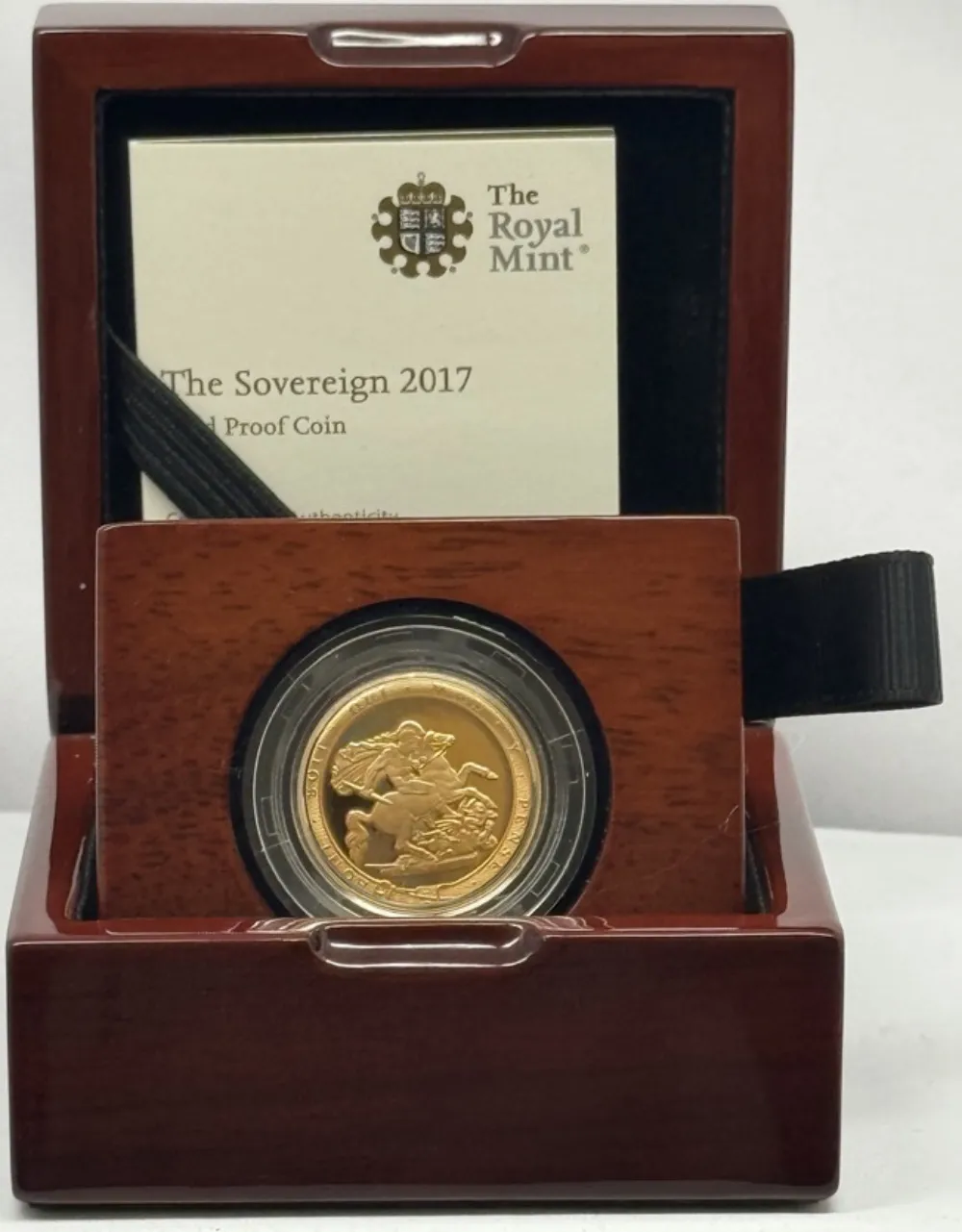 2017 Gold Proof Sovereign Elizabeth II S# SC12