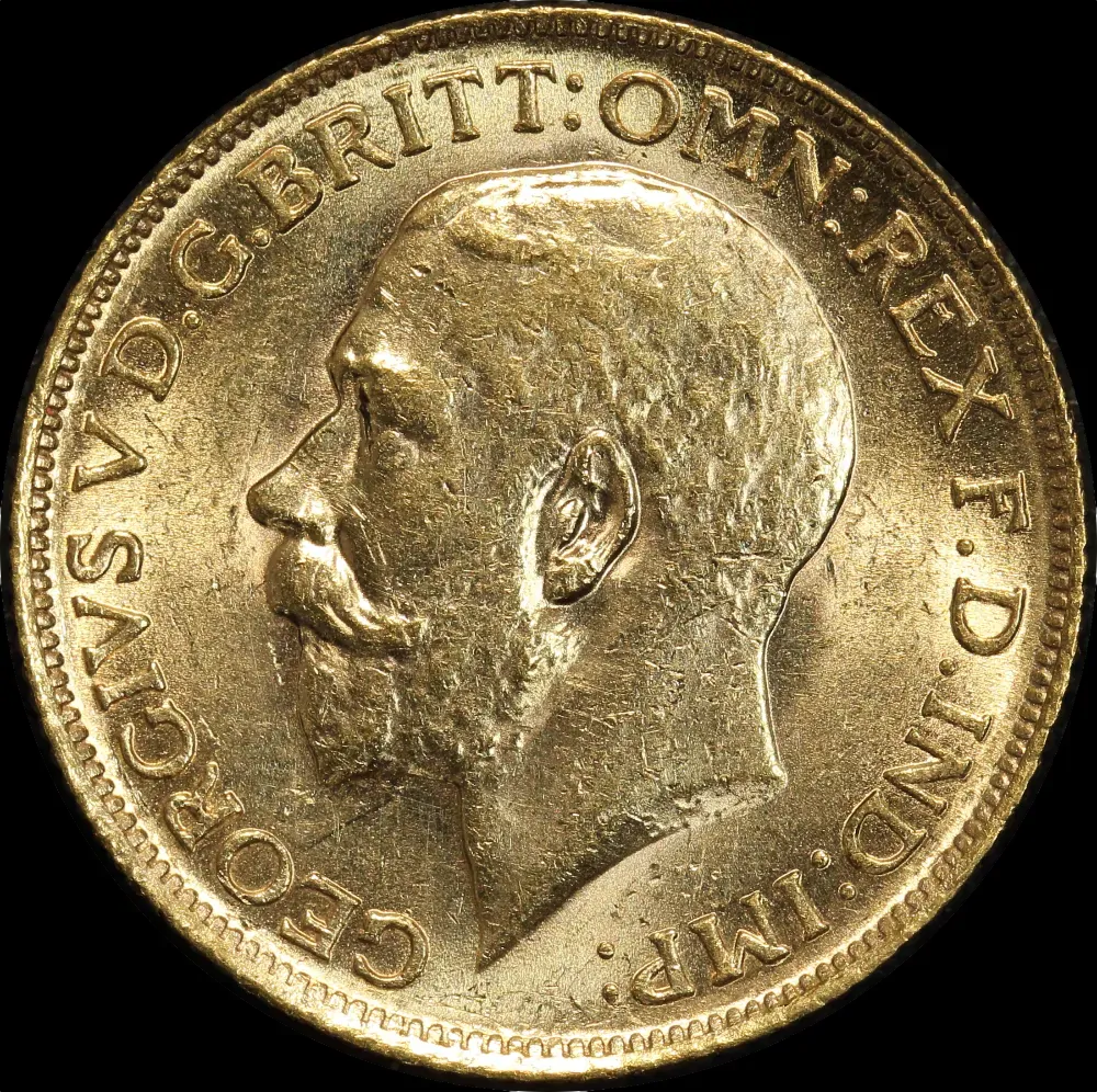 1915 Gold Sovereign George V S# 3996 Uncirculated