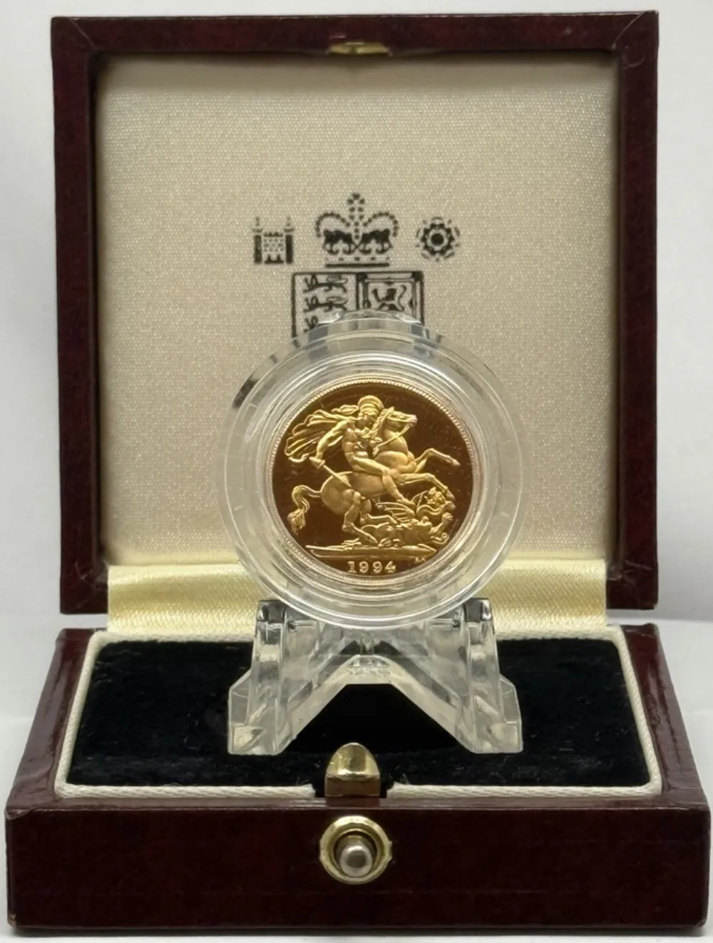1994 Gold Proof Sovereign Elizabeth II S# SC2