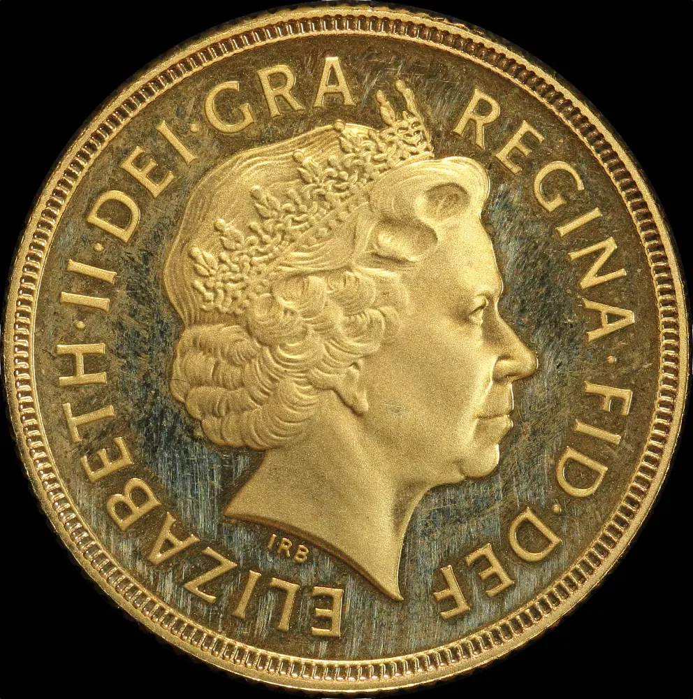 2000 Gold Proof Sovereign Elizabeth II S# SC4 No presentation case