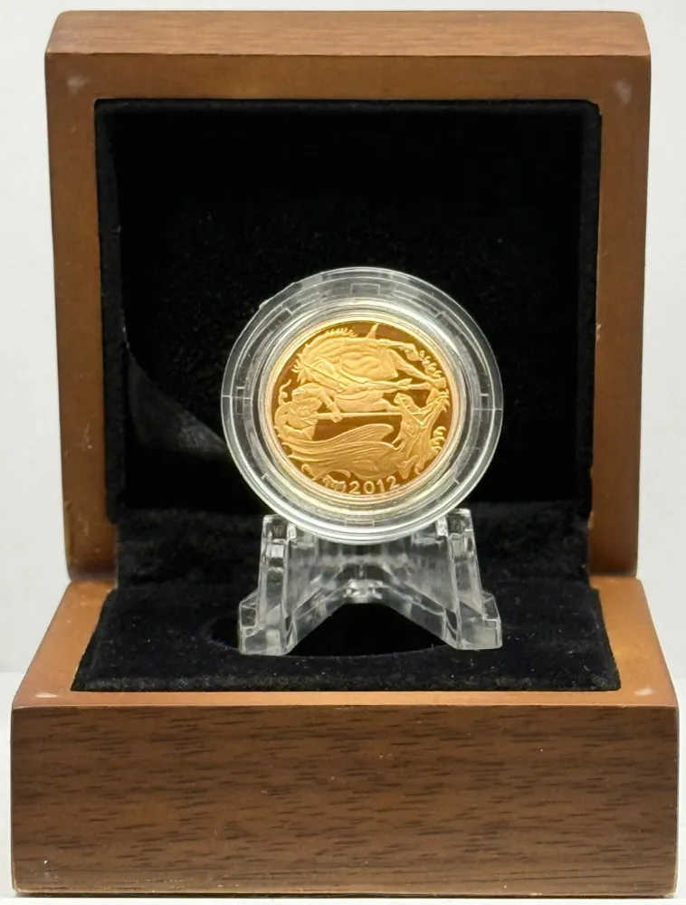 2012 Gold Proof Sovereign Elizabeth II S# SC8 Missing Certificate