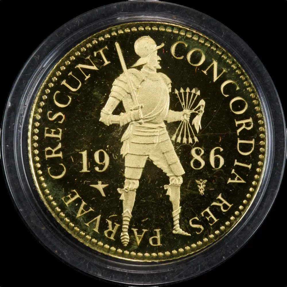 Netherlands 1986 Gold Ducat Uncirculated product image