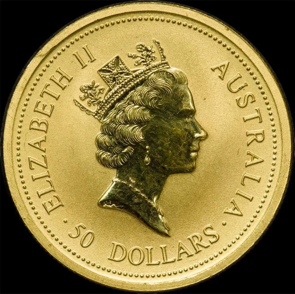 1998 Gold 1/2oz Unc Coin Kangaroo Mother and Joey product image