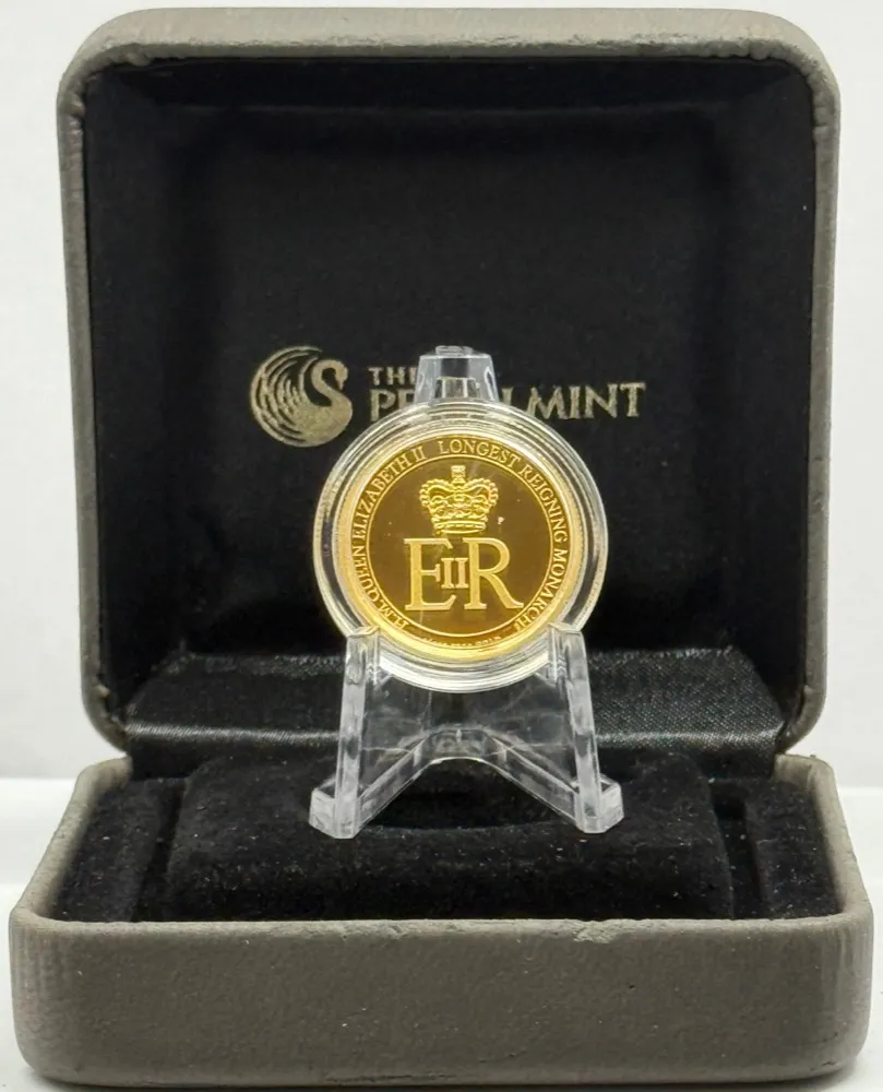 2015 Gold 1/4 ozt Proof Coin Longest Reigning Monarch