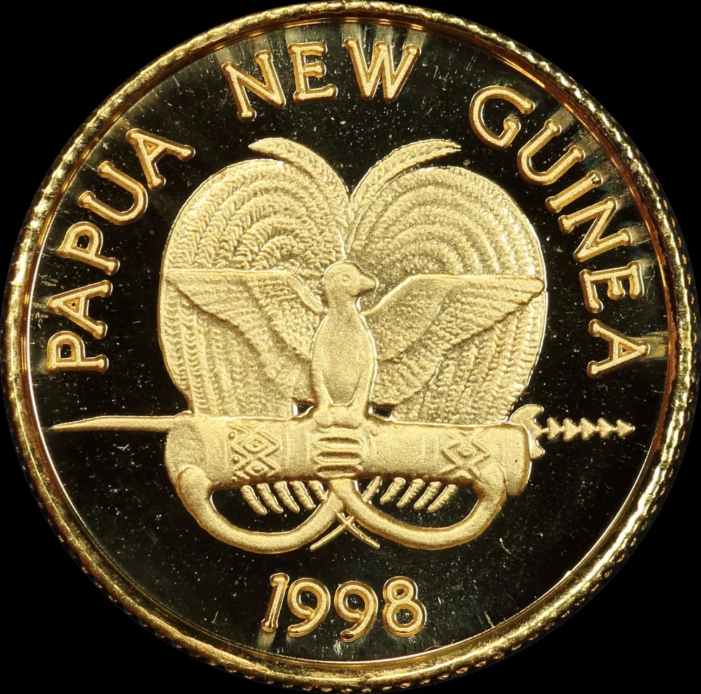 Papua New Guinea 1998 Gold Proof 20 Kina  Butterfly product image